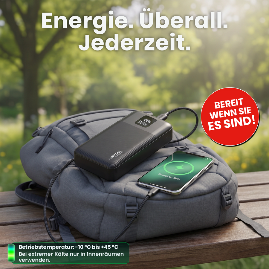 Patona Powerbank PD30W 20000mAh USB-C