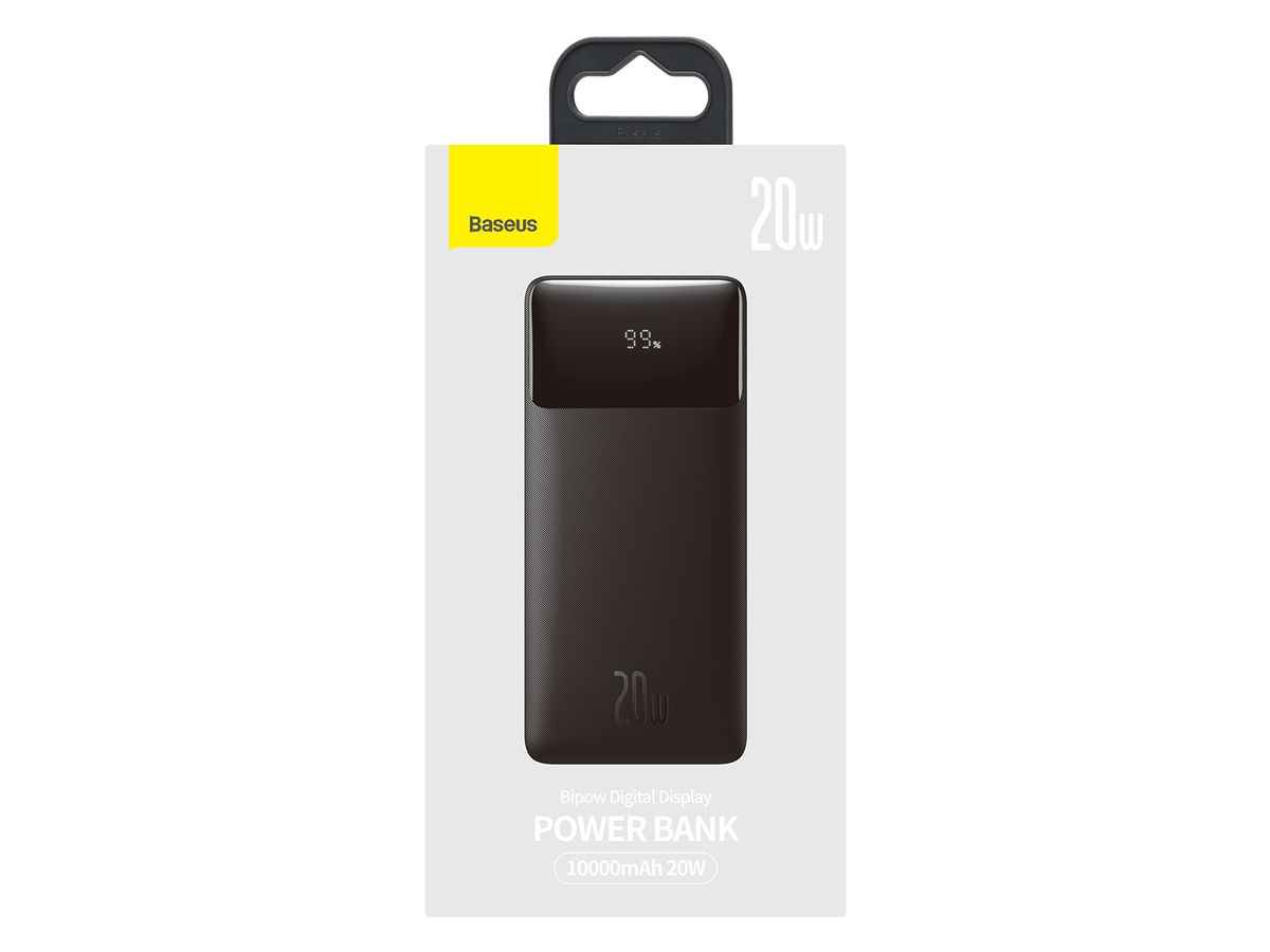 Baseus Bipow Powerbank 10000 mAh Black