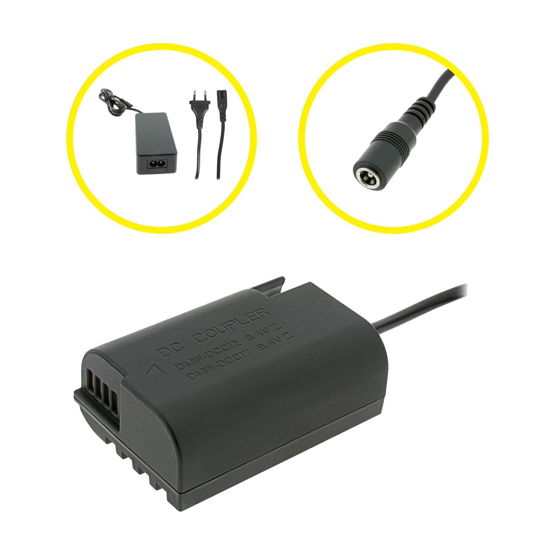 Patona Coupler Set Panasonic DMW-BLK22