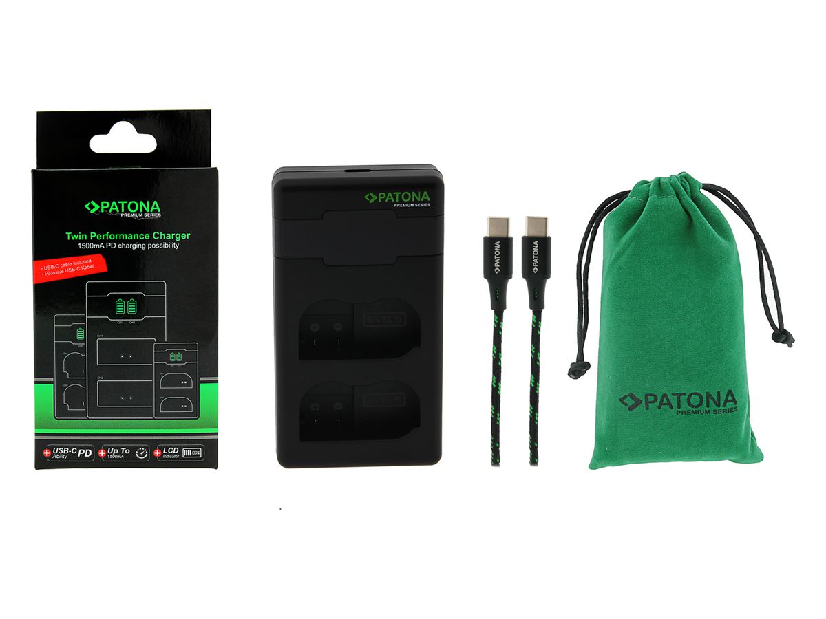 PATONA Premium chargeur double EN-EL15