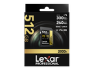 Lexar 2000x UHS-II SDXC 512GB Gold