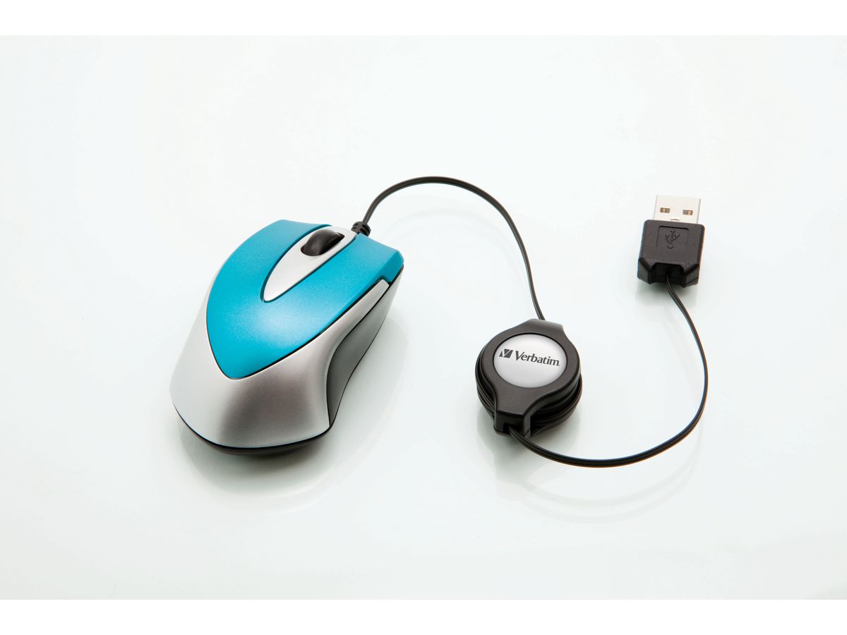 Verbatim Go Mini Travel Mouse Blue