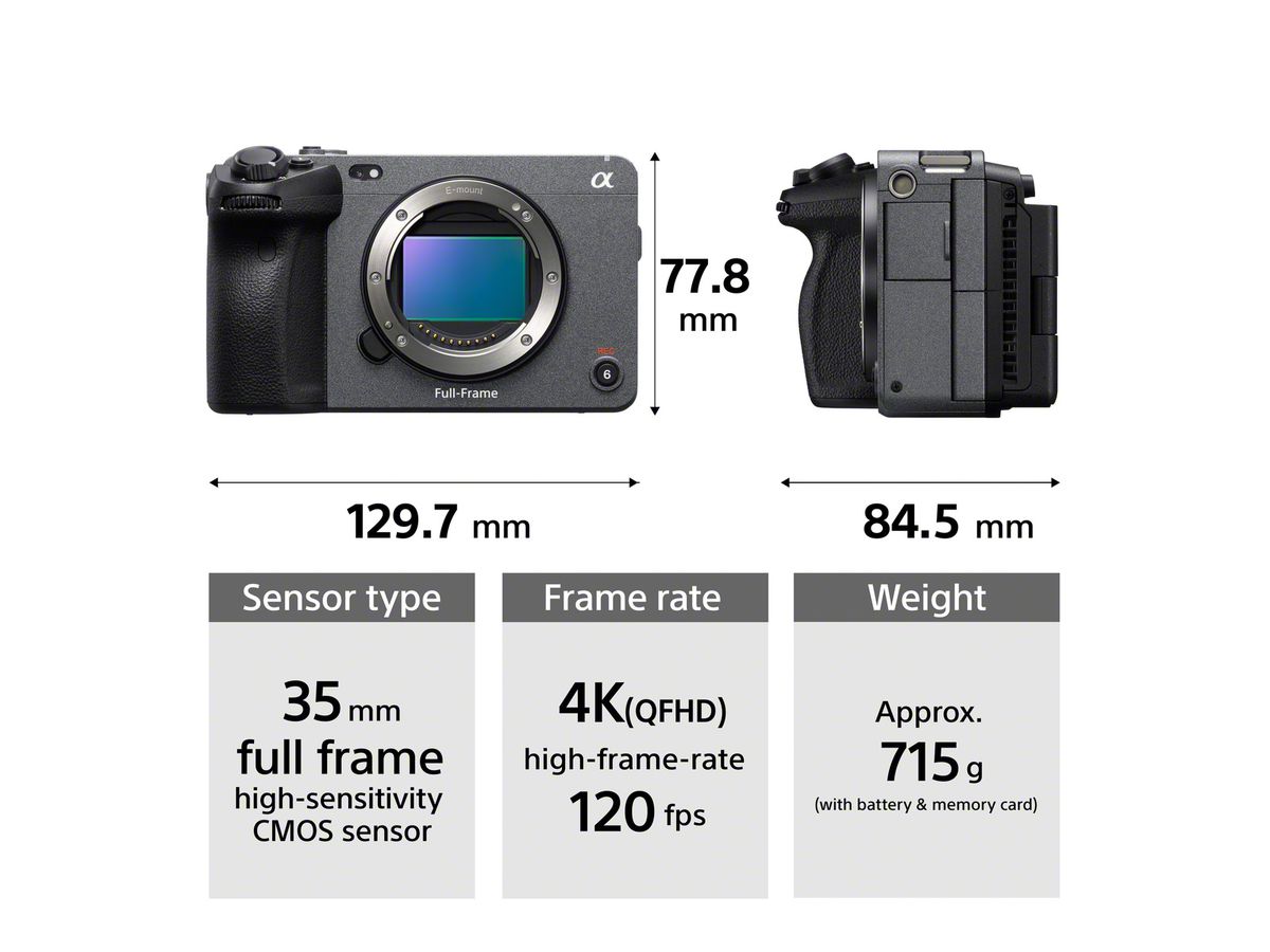 Sony ILME-FX3, Alpha FX3, Cinema Line