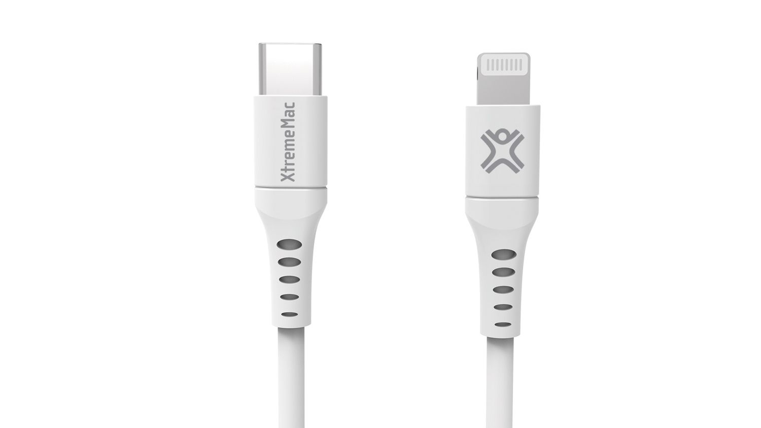 XtremeMac Lightning to USB-C 2m white