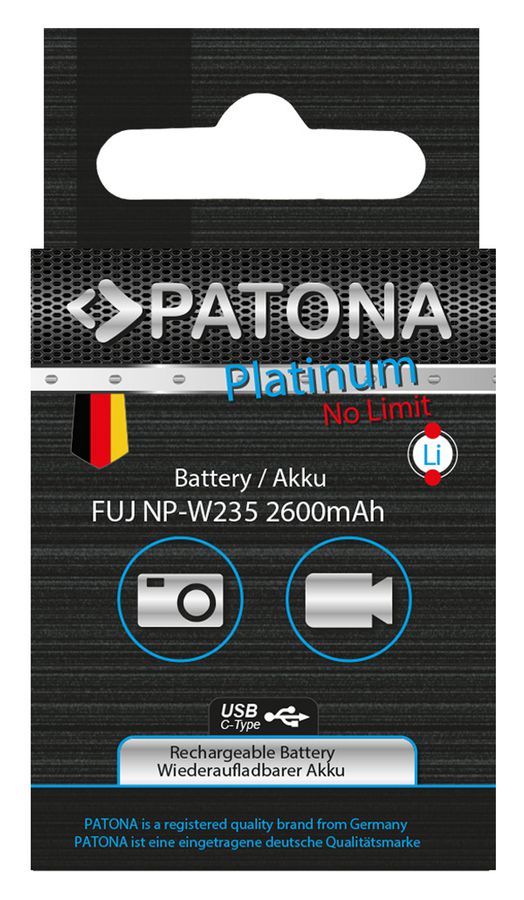 Patona Protect Batterie Fuji NP-W235