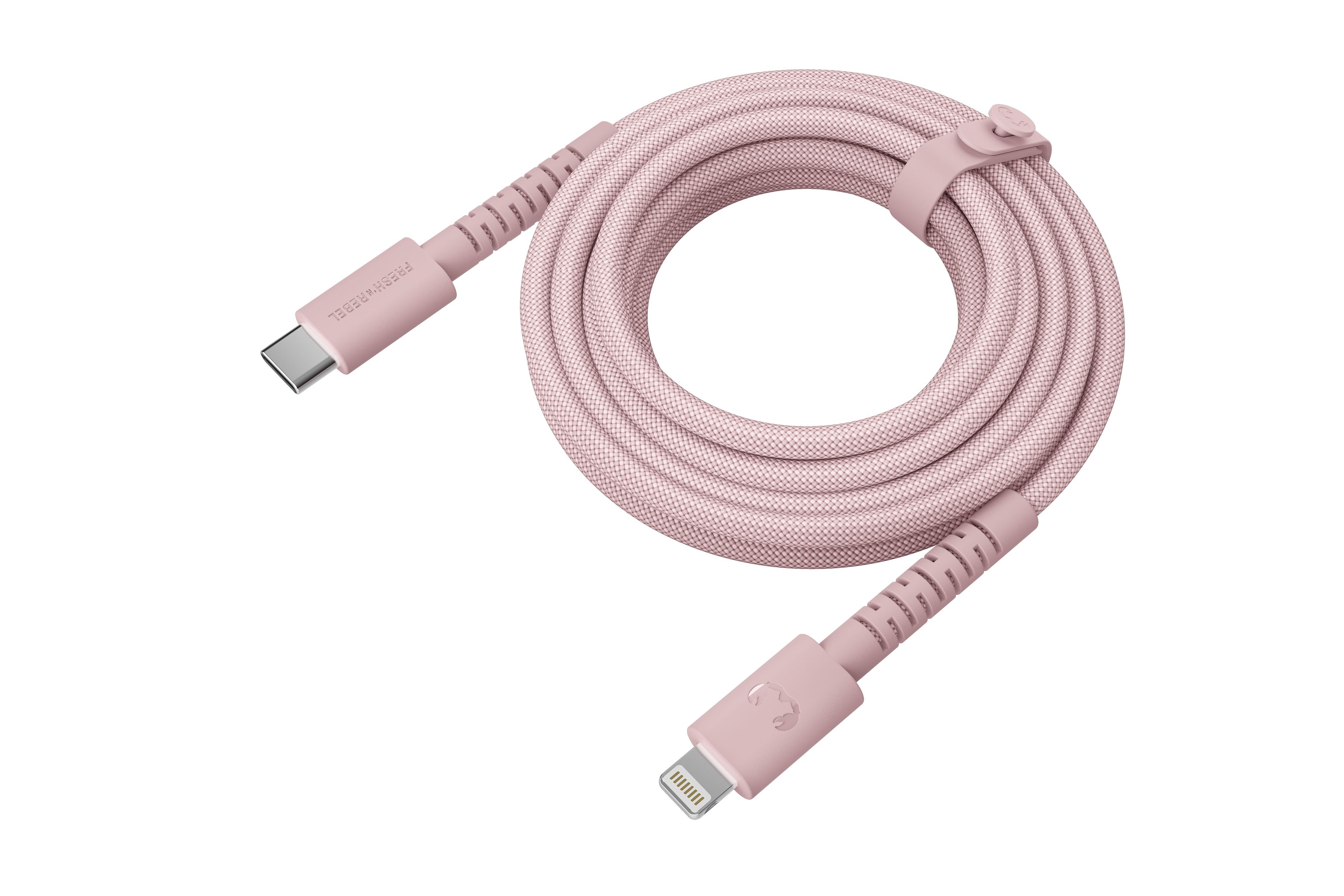 Fresh 'n Rebel USB-C to Lightning Pink