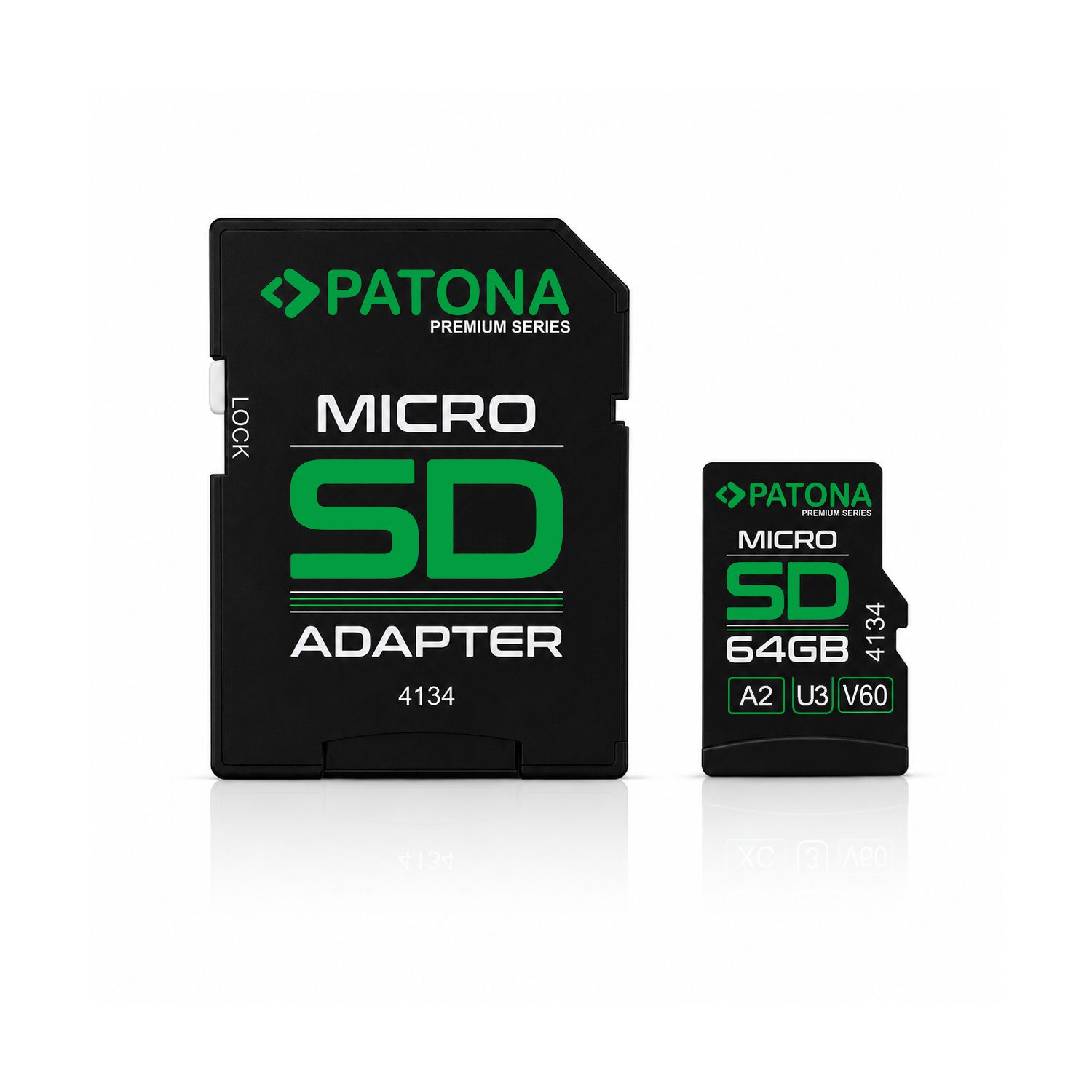 PATONA microSDXC 64GB U3 V60 + Adapter
