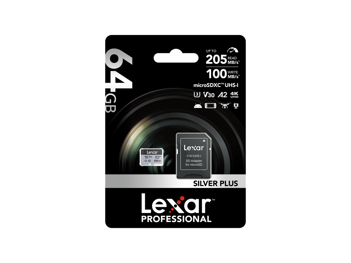 Lexar micro SDXC Silver Plus 64GB