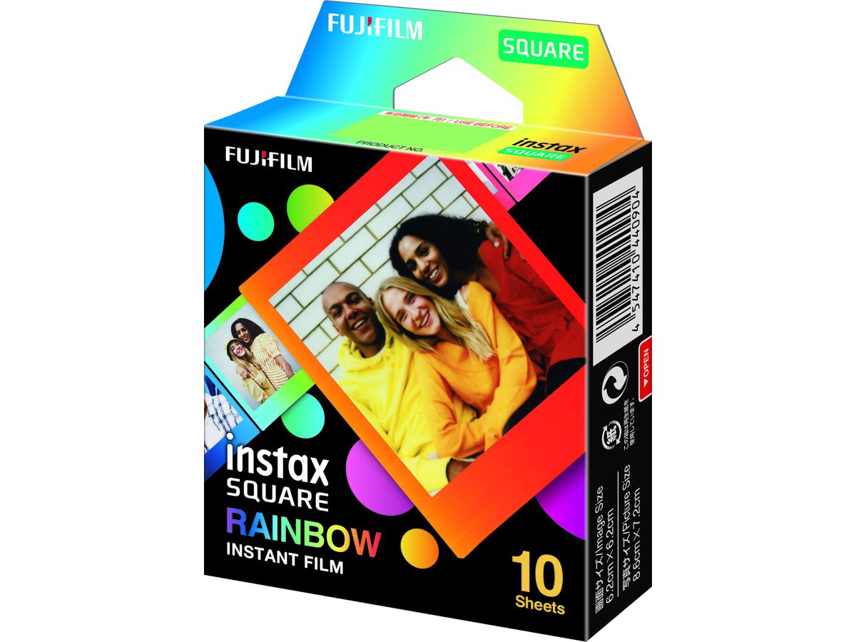 Fujifilm Instax Square 10Bl Rainbow