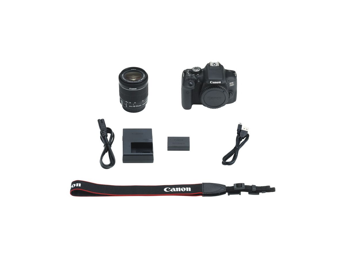 Canon EOS 750D + 18-55mm  IS STM