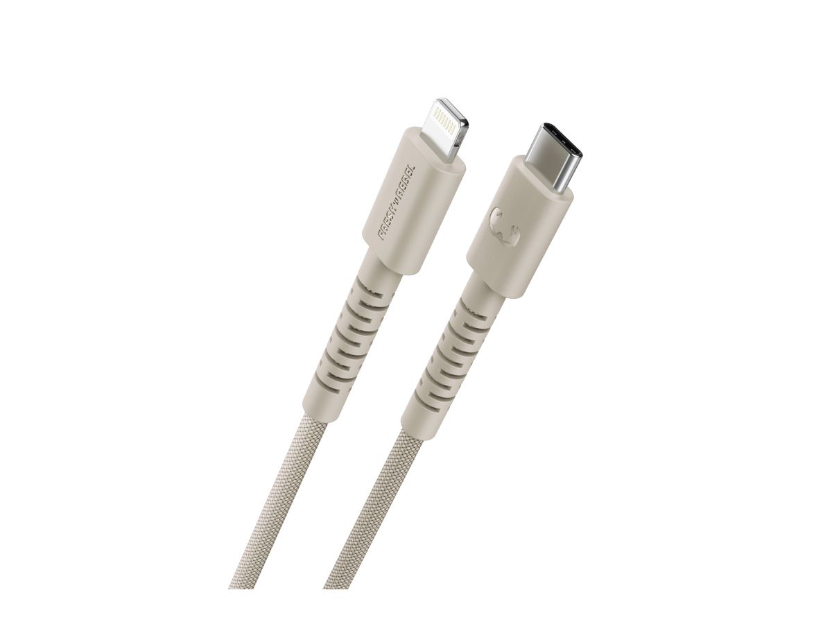 Fresh 'n Rebel USB-C to Lightning Sand
