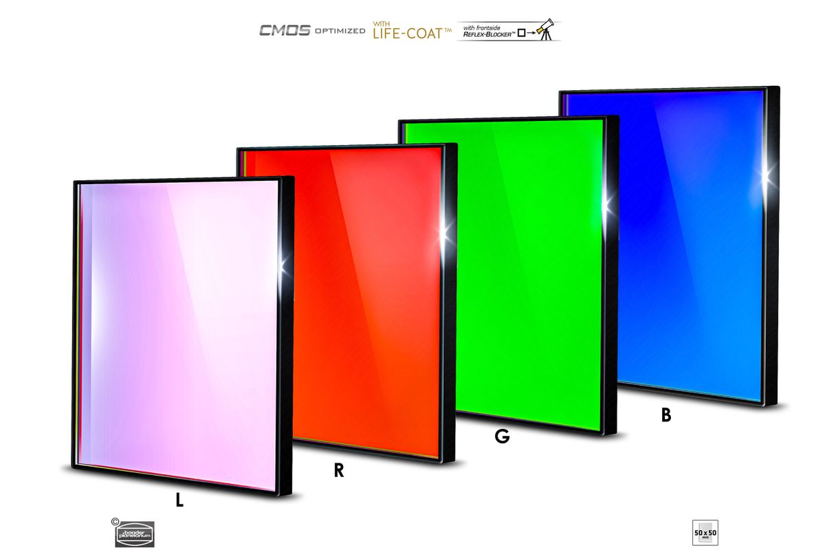 LRGB 50x50mm Filterset  CMOS-optimized