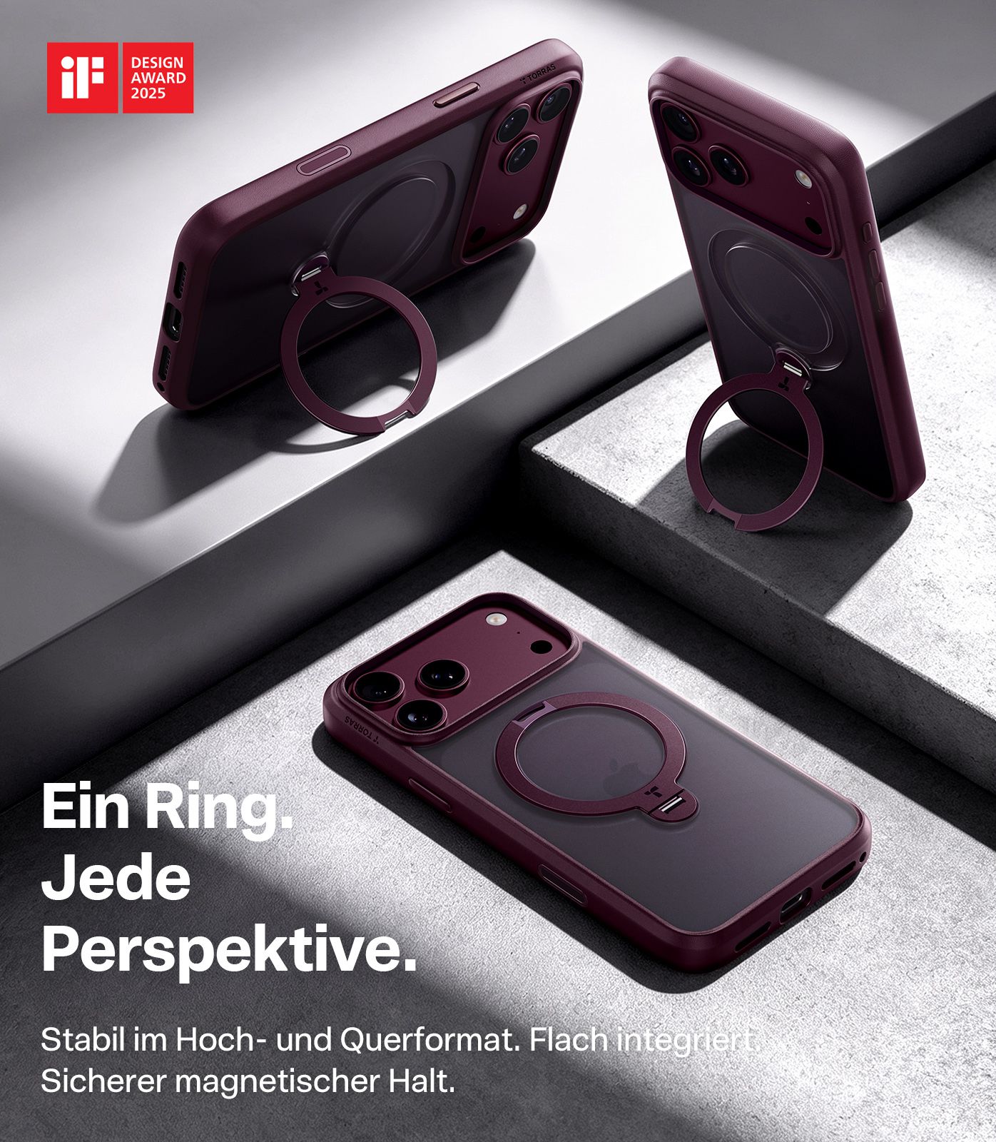 Torras Ostand Spin iP18 Pro Max Purp.