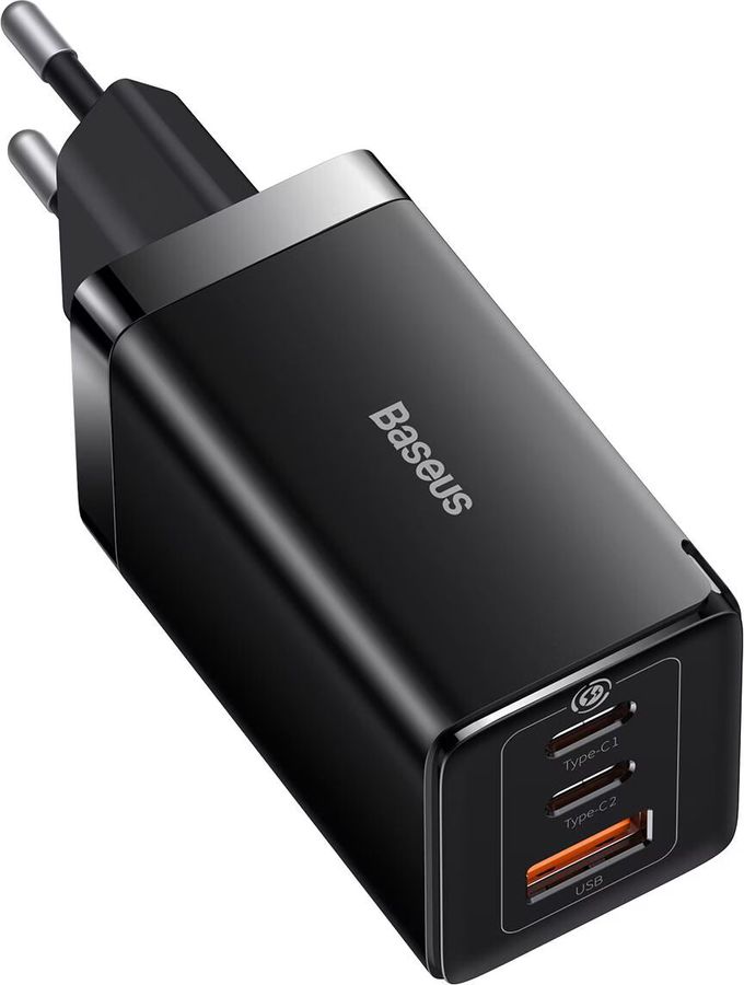 Baseus GaN5 Pro 3 Port Charger 65W Black