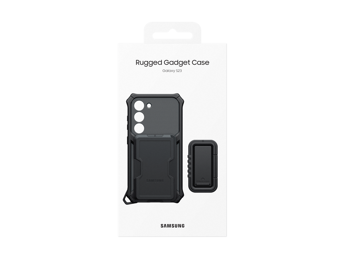 Samsung S23 Rugged Gadget Case Black