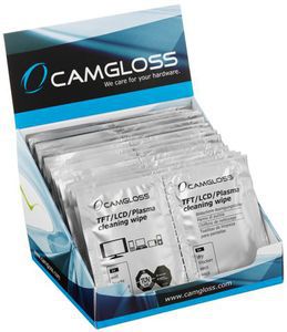 Camgloss 20x2 Reinigungstücher Display