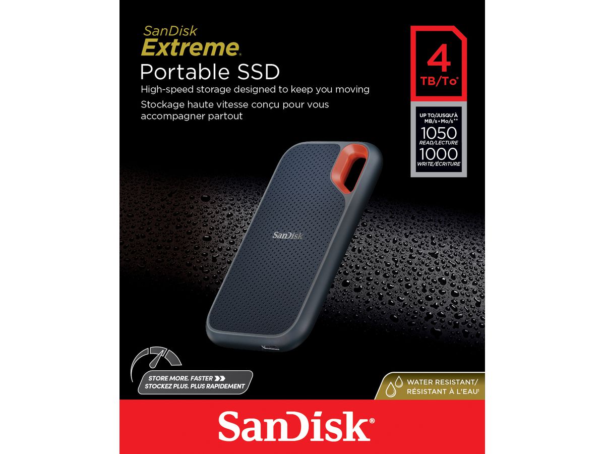 SanDisk Extreme Portable SSD 4TB V2