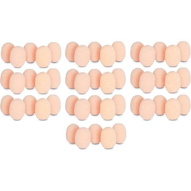 Rycote Lav Foam Beige - 10x 5er Pack