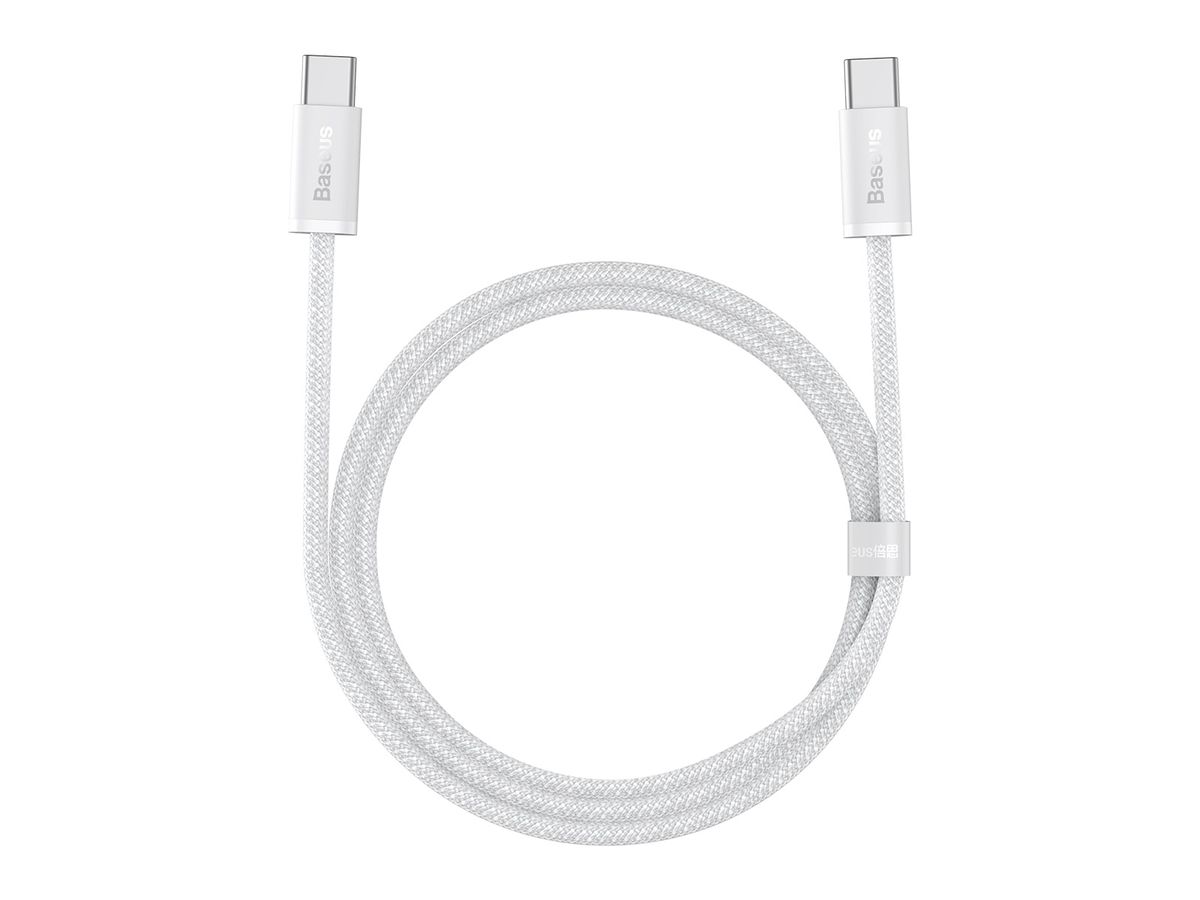 Baseus USB-C to C 1m White
