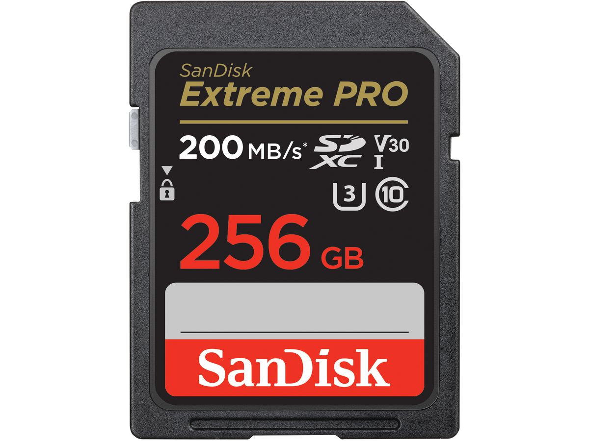 SanDisk Extreme Pro 200MB/s SDXC 256GB