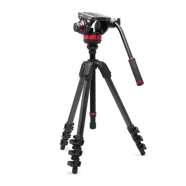Manfrotto 502 Head w/055 Carbon Tripod