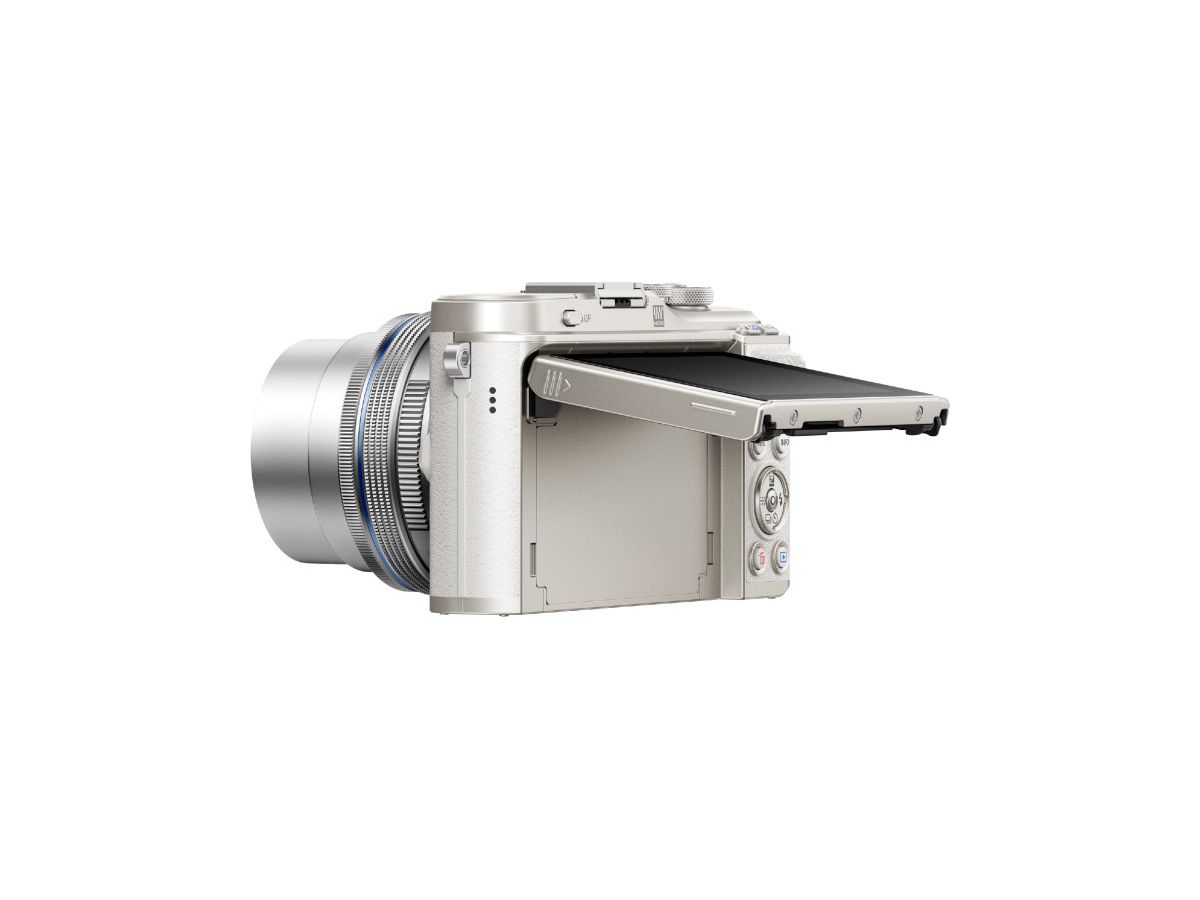 Olympus E-PL10 Pancake Zoom Kit wht/slv