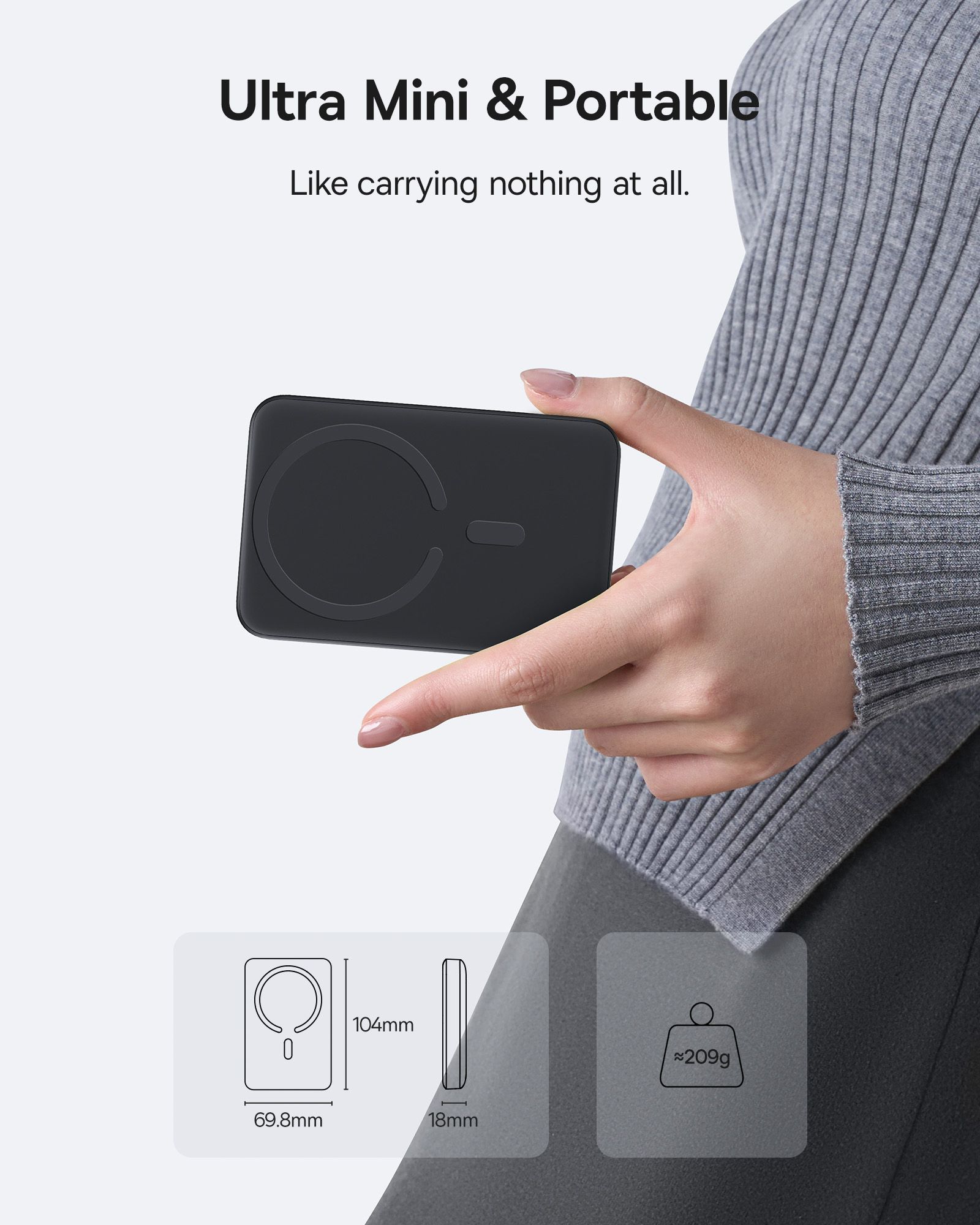 Baseus EnerFill Ultramini Mag.PB 10KmAh