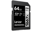 Lexar 1667x UHS-II SDXC 64GB Silver