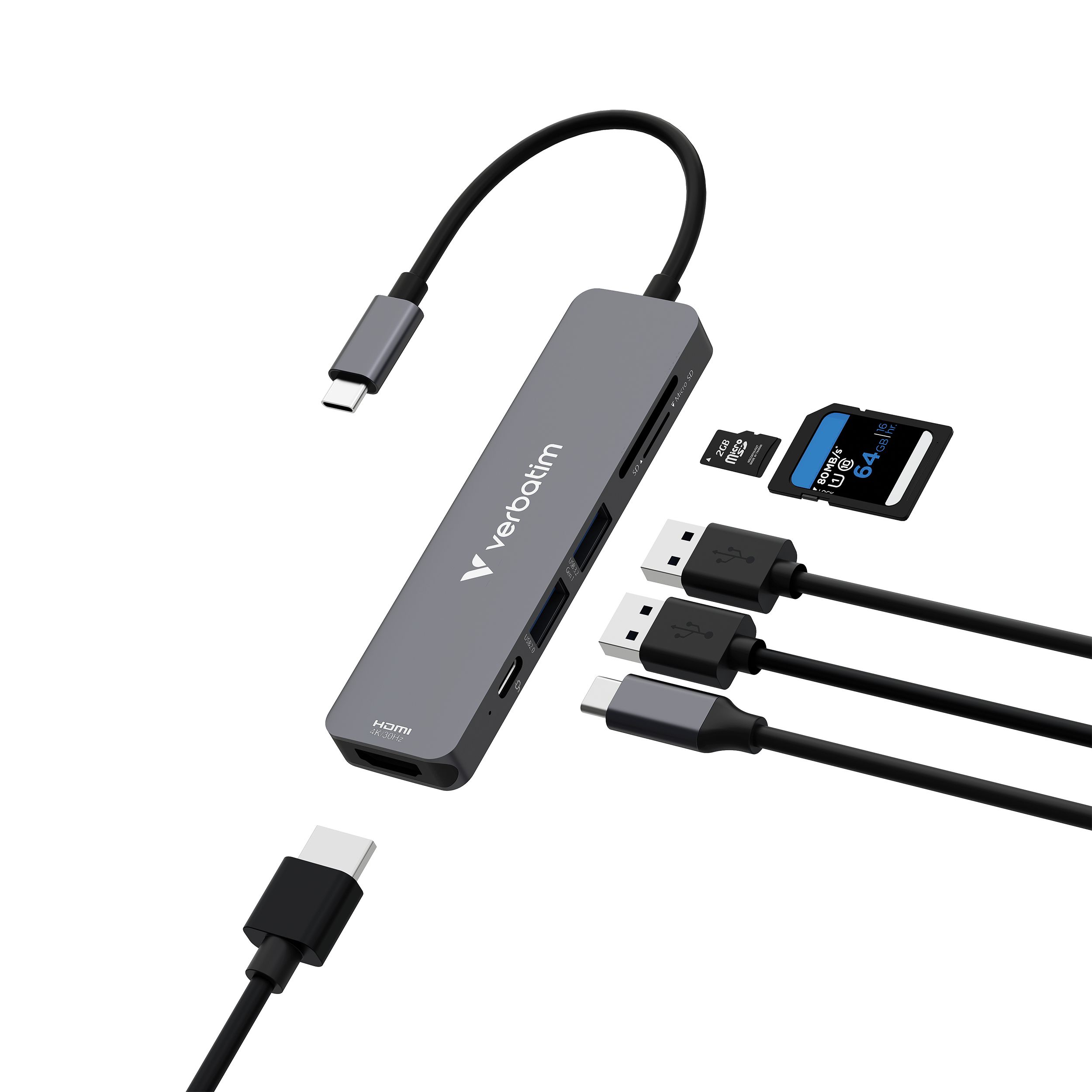 Verbatim 6 in 1 USB-C Multiport Hub