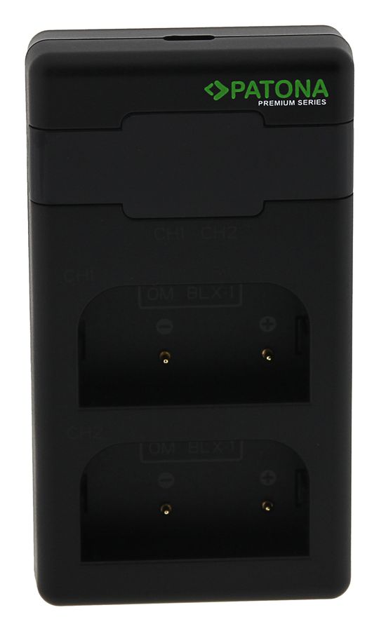 Patona Premium Twin Charger OM BLX-1