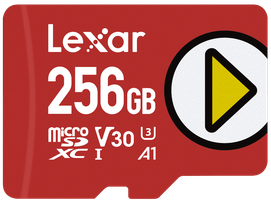 Lexar micro SDXC PLAY 205MB/s 256GB