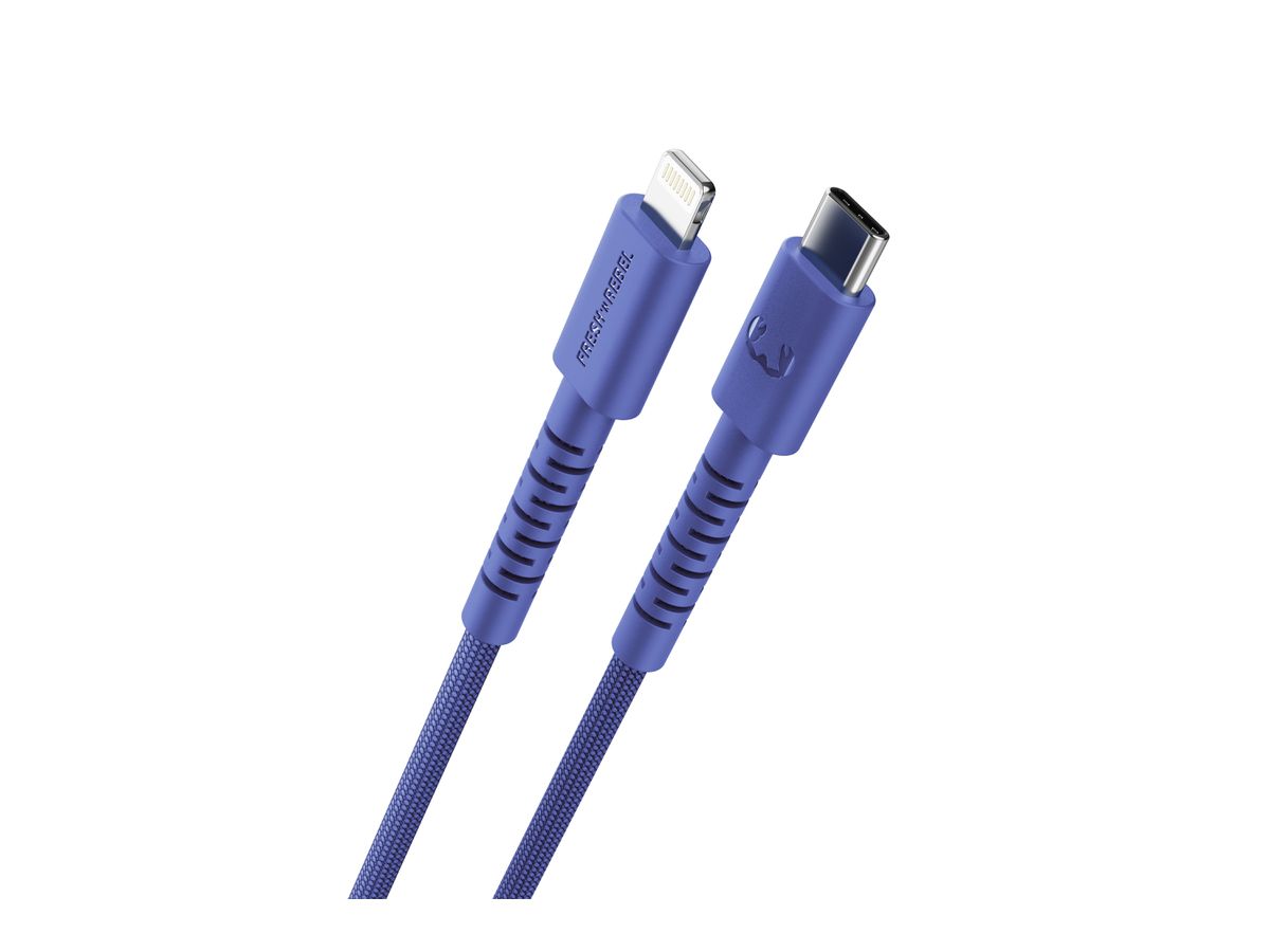 Fresh 'n Rebel USB-C to Lightning Blue