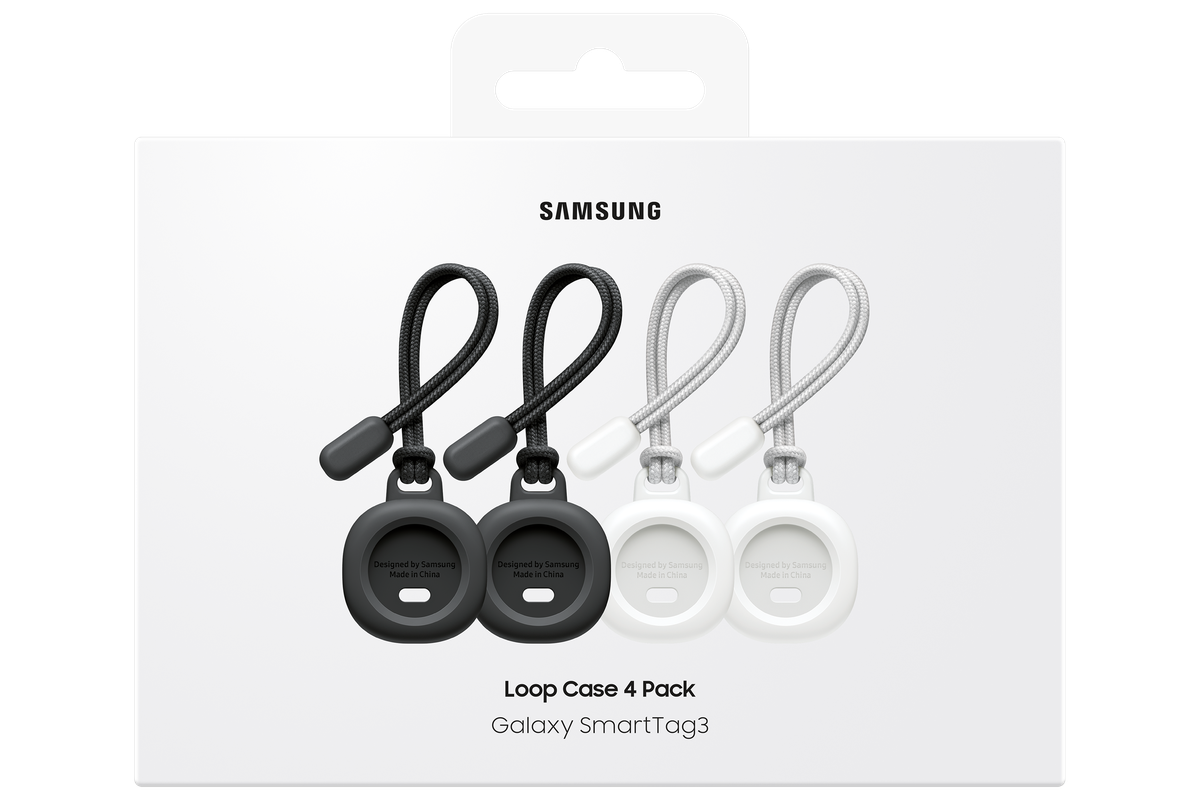 Samsung Smarttag3 Loop Case 4  Pack B+W