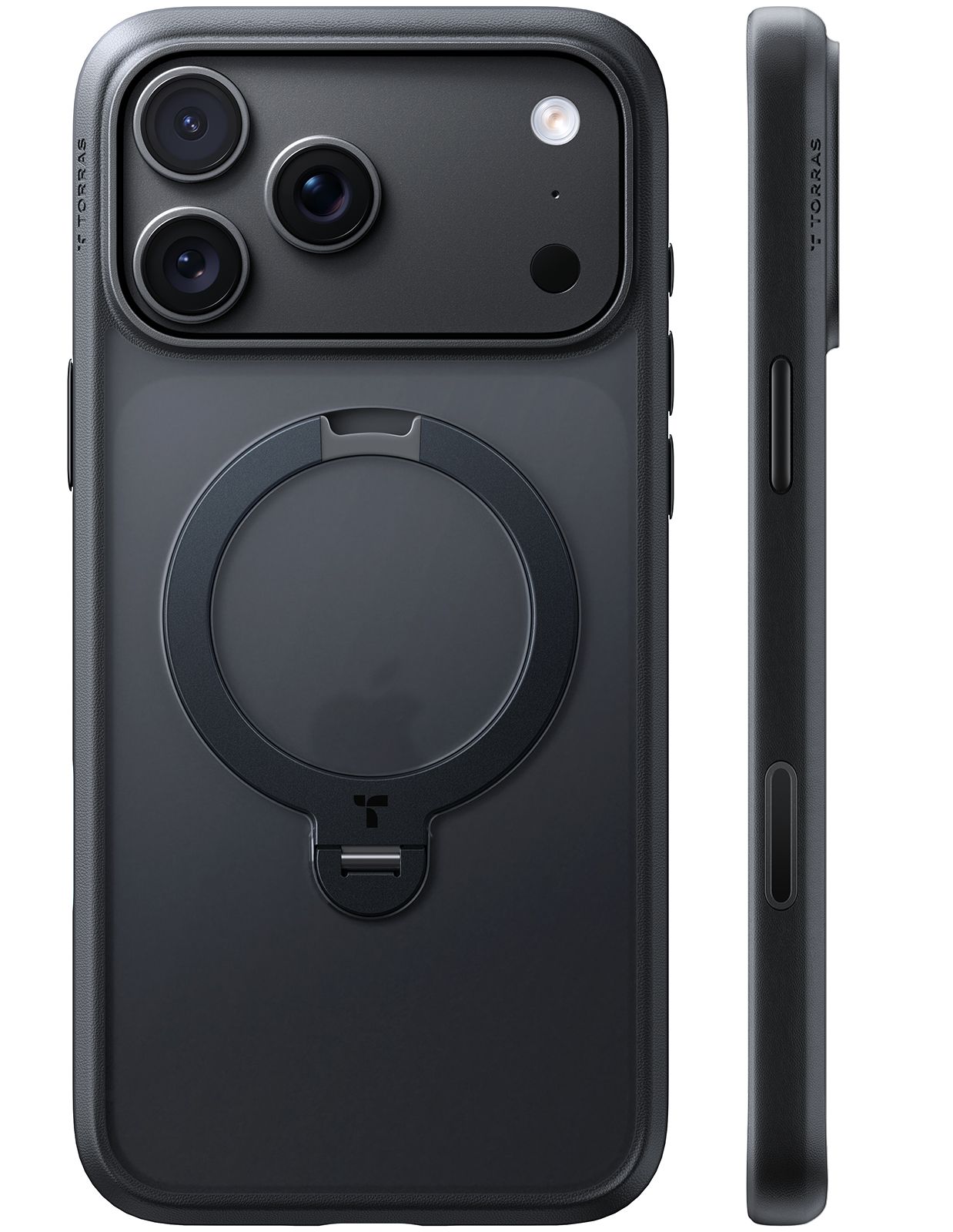 Torras Ostand Spin iPhone 18 Pro Black
