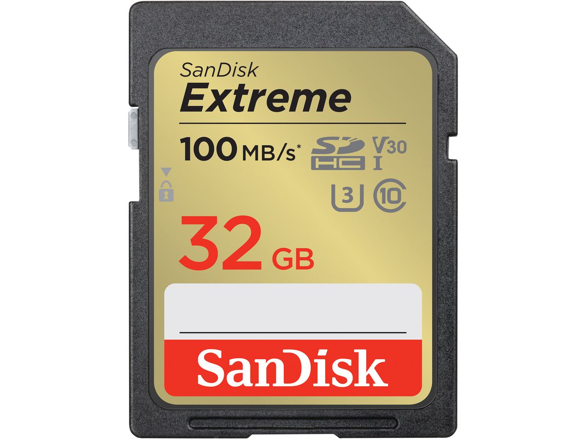 SanDisk Extreme 100MB/s SDHC 32GB 2-Pack