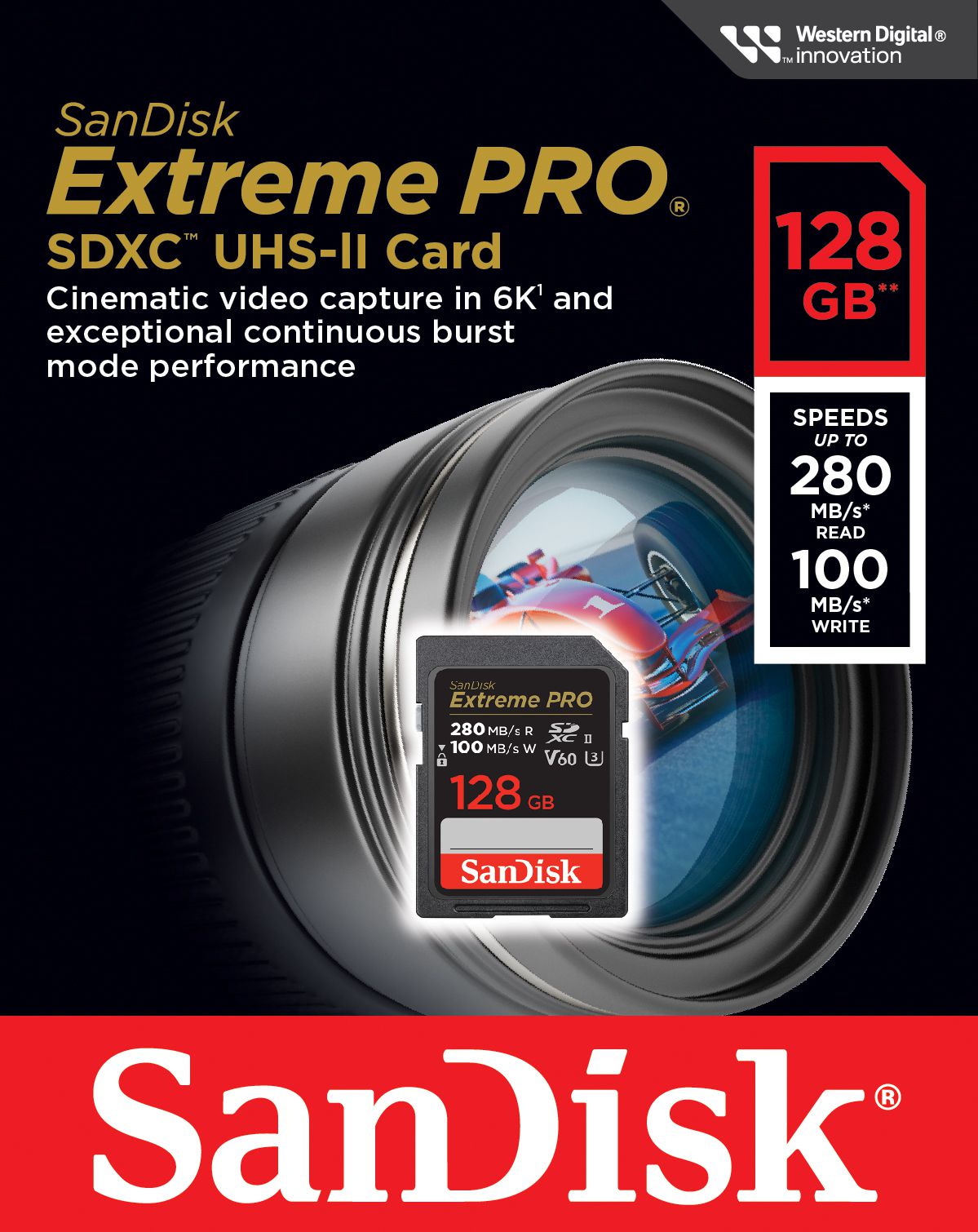 SanDisk ExtremePro SDXC-II 128GB V60