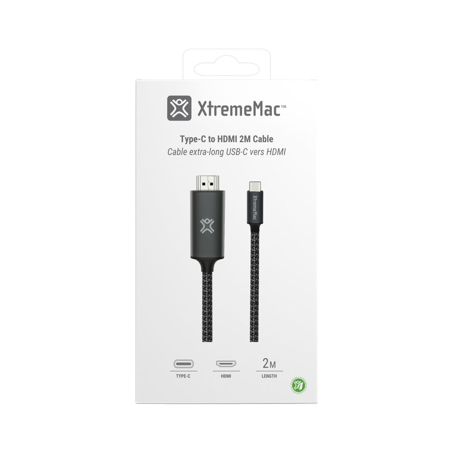 XtremeMac HDMI Cable Type-C 2m
