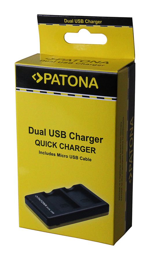 Patona Ladeg. Dual USB Panaso.DMW-BMB9