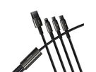 Baseus USB 3-in-1 Cable 1.5m Black