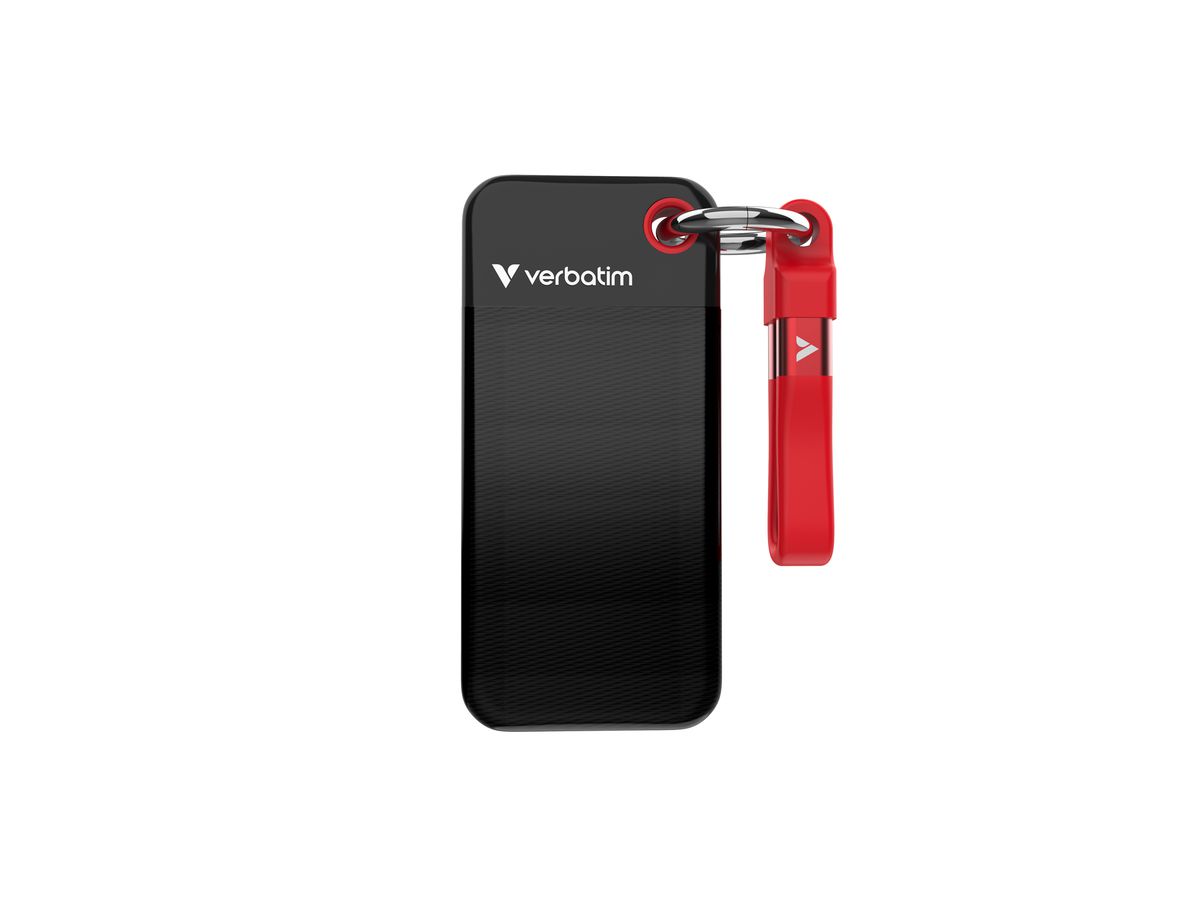 Verbatim Pocket SSD 2TB Black/Red
