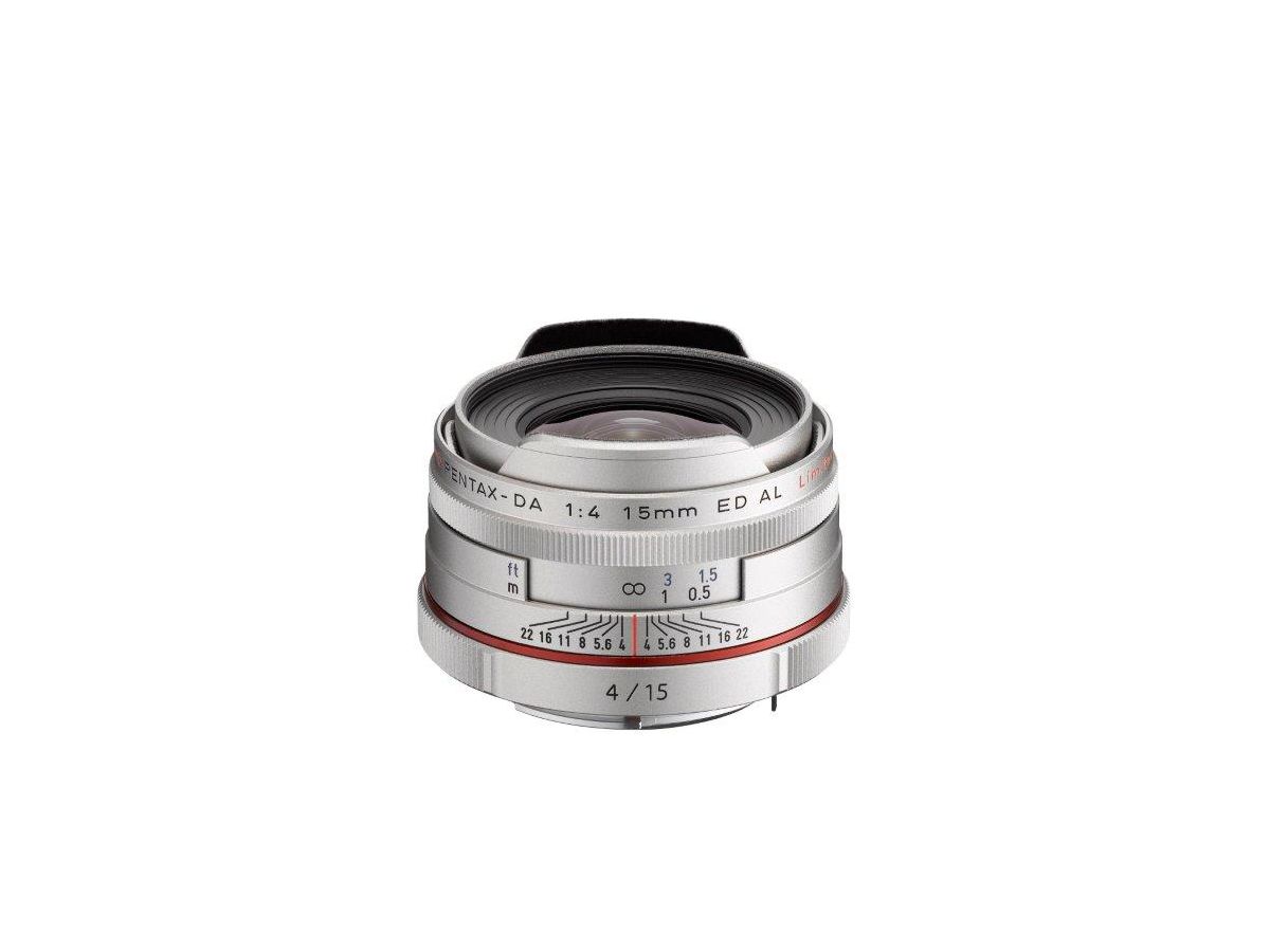 Pentax HD DA 15 mm / 4 ED AL silver Limi
