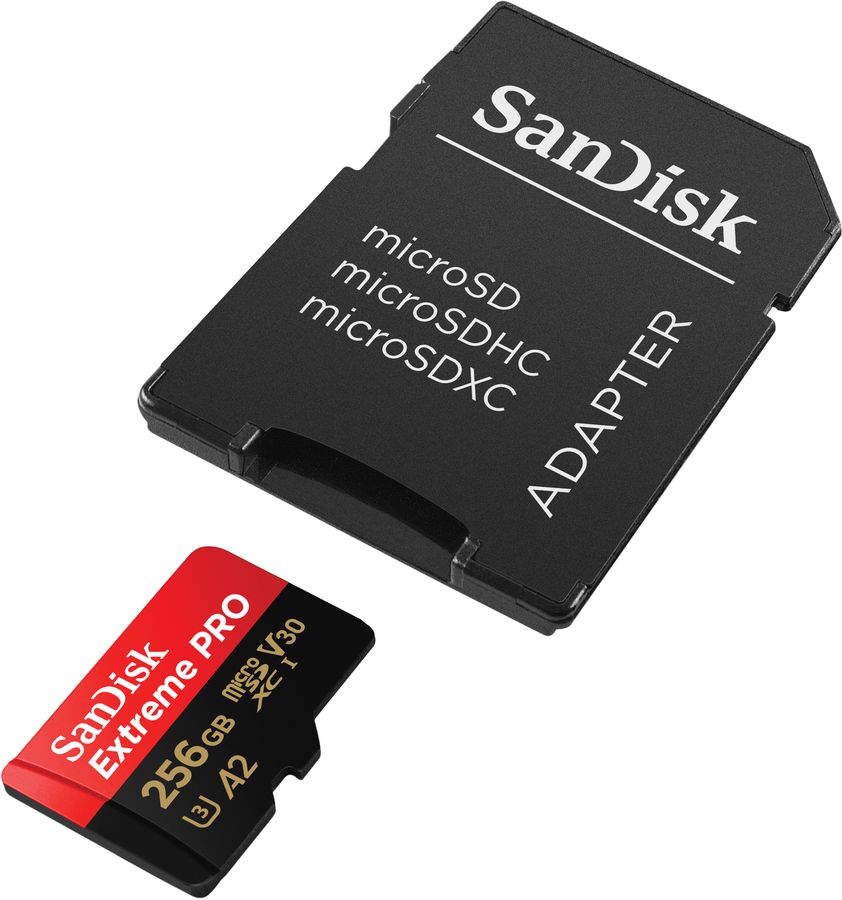 SanDisk ExtremePro 200MB/s microSD 256GB