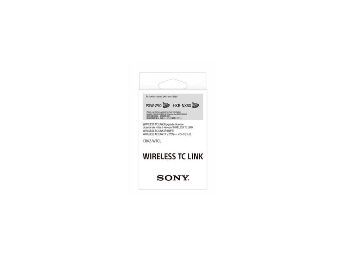 Sony License W/less T/code Link Z90/NX80
