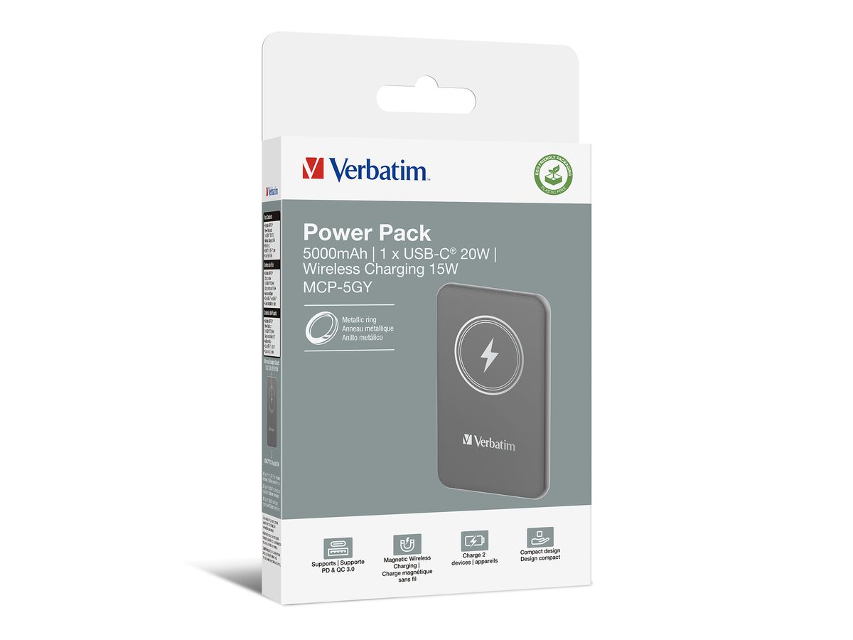 Verbatim Powerbank 5000 mAh Grey