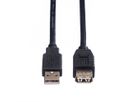 Roline USB 2.0 Kabel, A-A, black (1.8m)