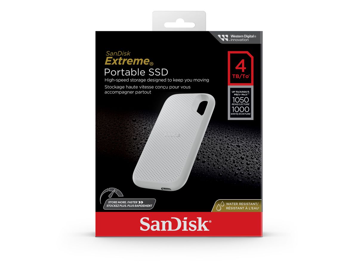 SanDisk Extreme PSSD 1'050MB/s 4TB white