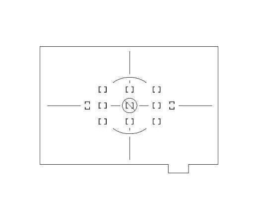 Nikon Einstellscheibe M zu F6