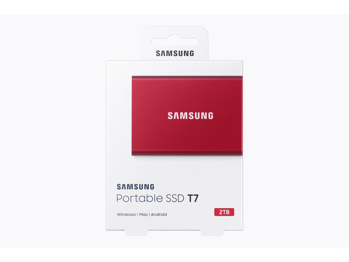 Samsung PSSD T7 2TB red