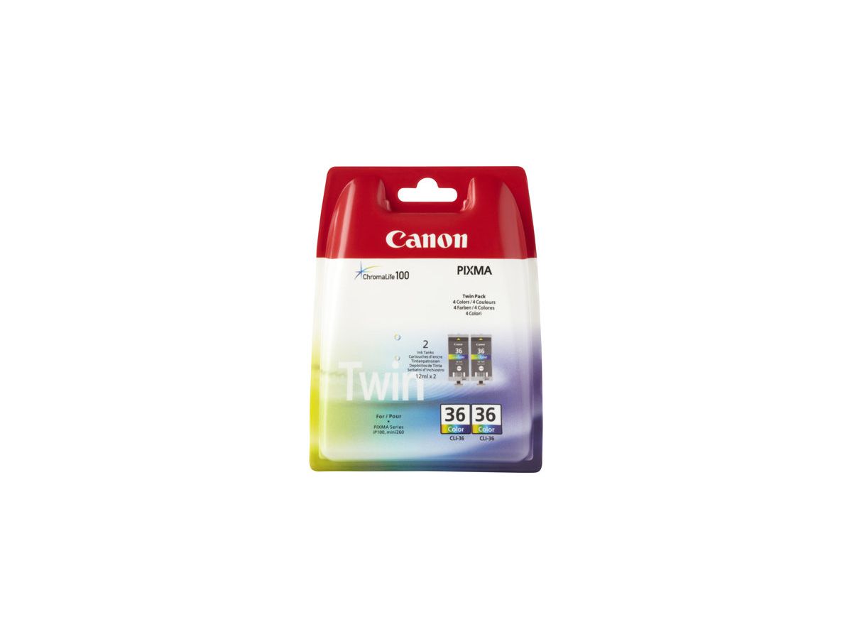 Canon CLI-36 Color 2-pack blister Alarm