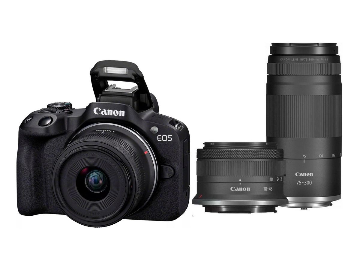 Canon EOS R50 + RF-S 18-45 + RF 75-300